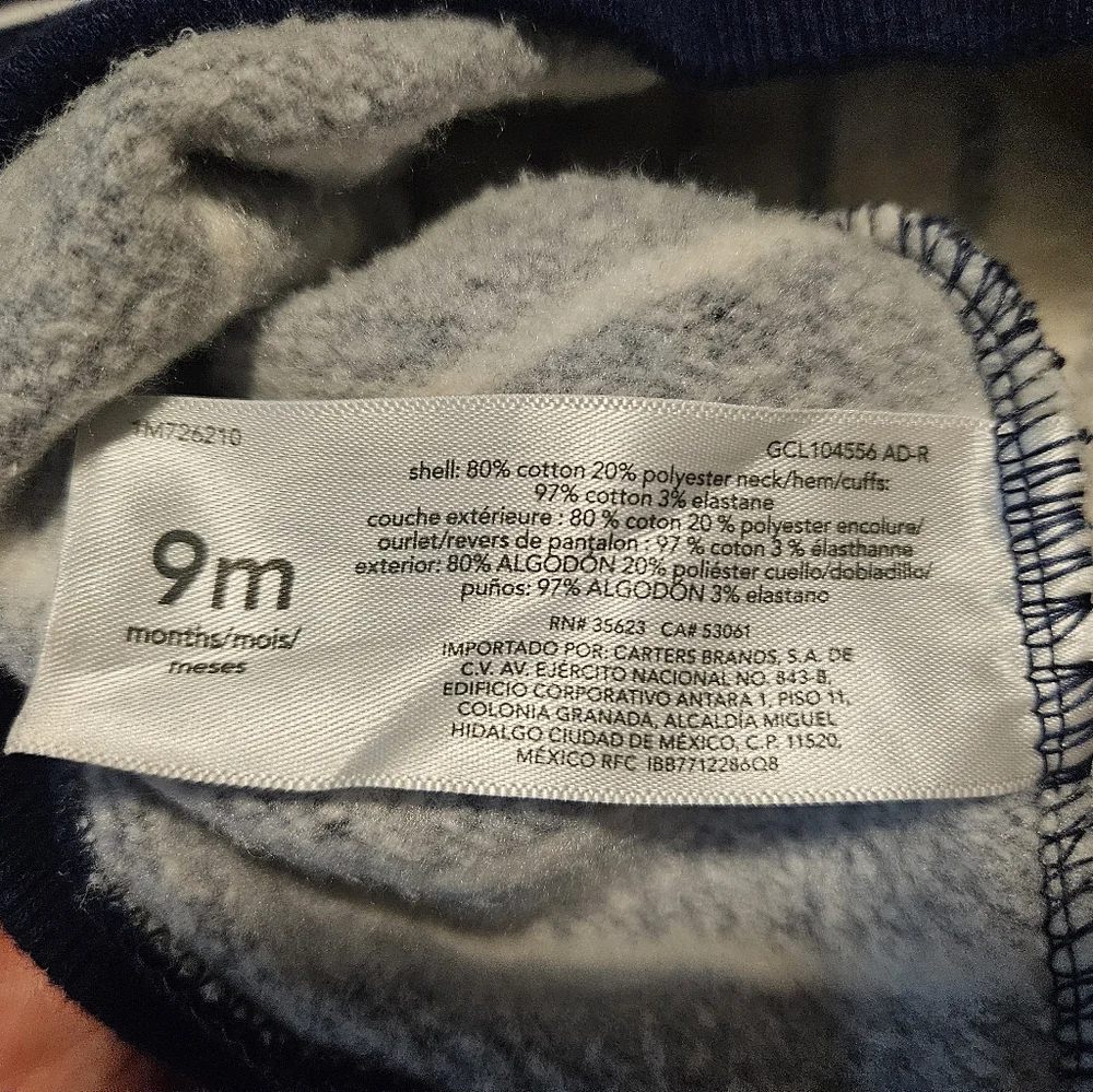 Carter's - Navy and White Striped Baby Sweater